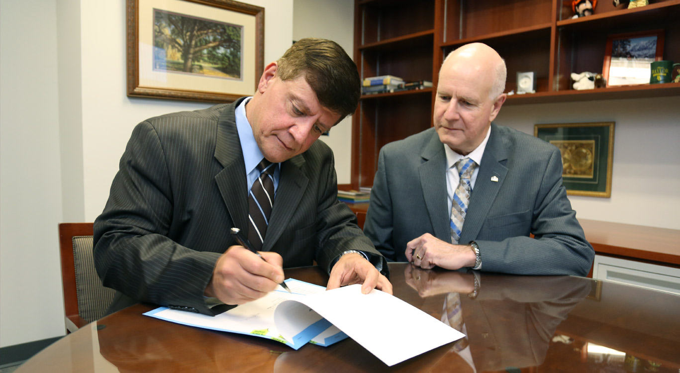 Nick Farah and Dr. Dennis O'Neal