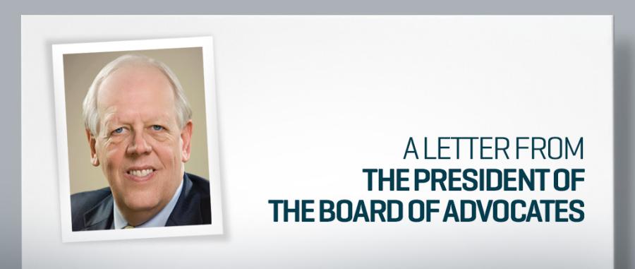 From the Board of Advocates